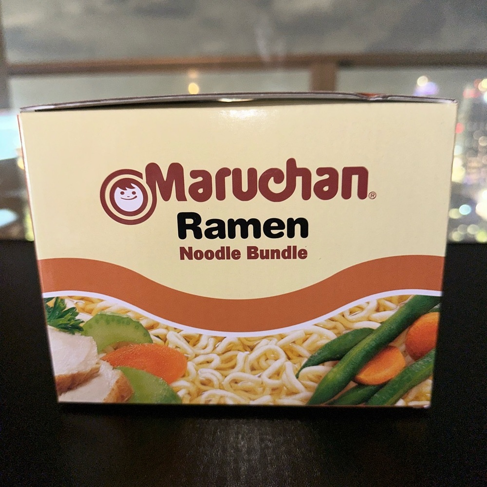 Maruchan Ramen Noodle Ceramic Chi Bowl With Wooden Chopsticks NEW - Picture 2 of 5